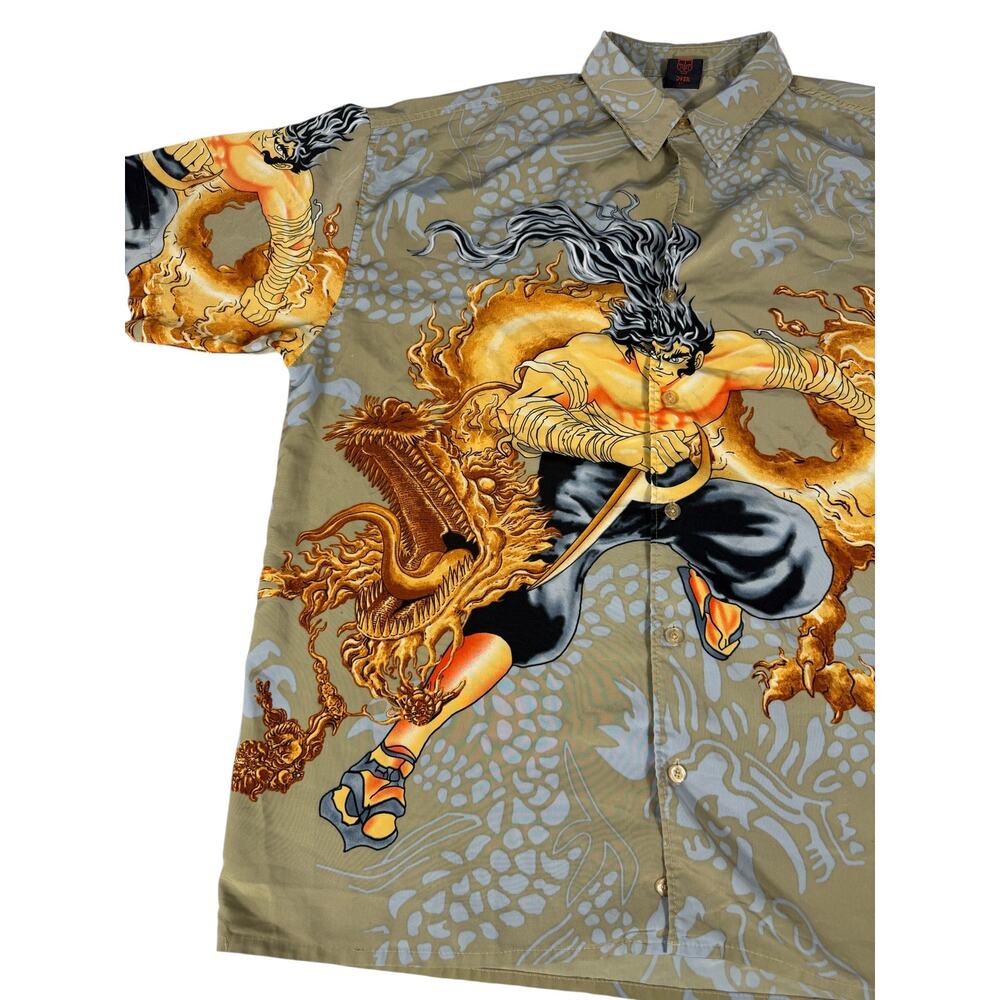 Taiga Dragon Warrior Button Up - image 5